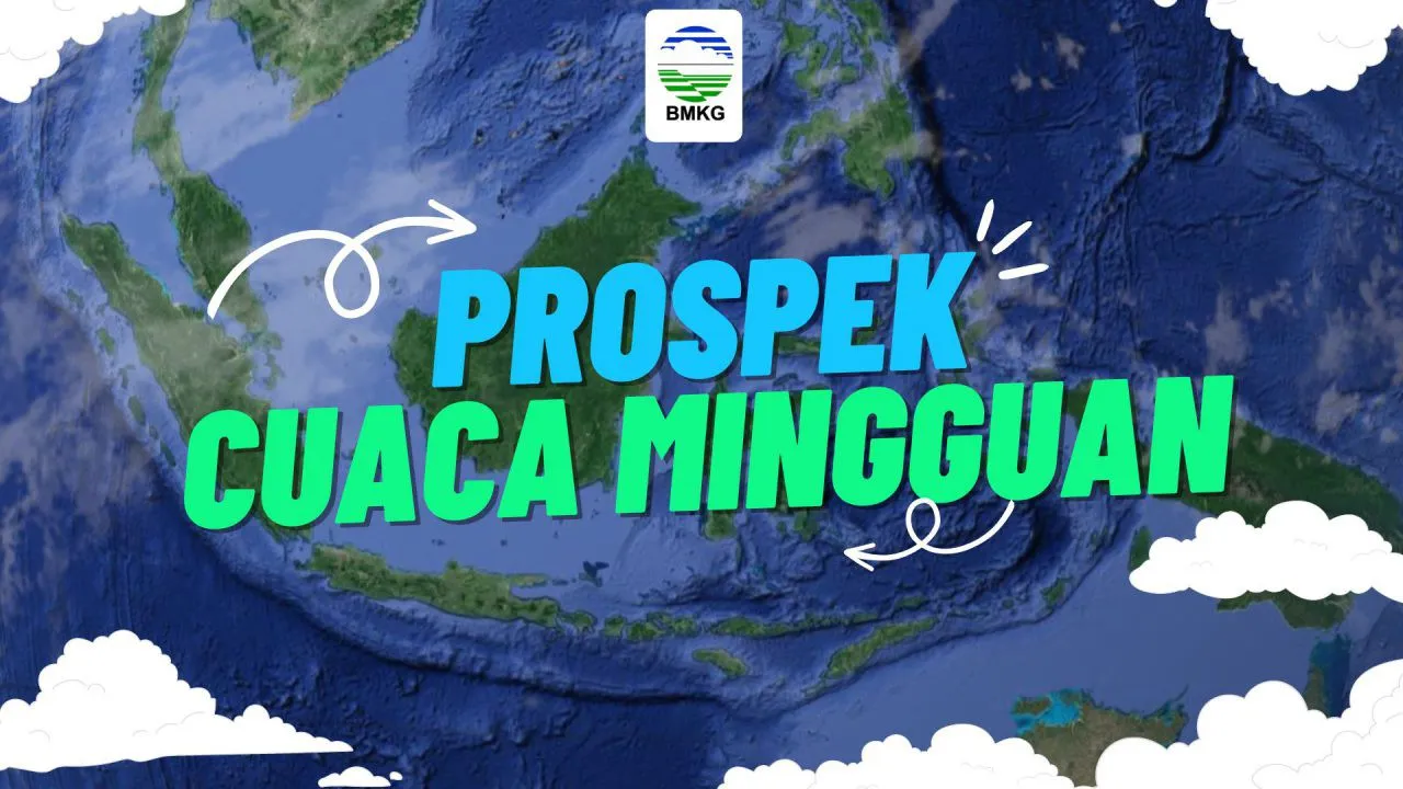 BMKG Cuaca Mingguan Peringatan Hujan Lebat